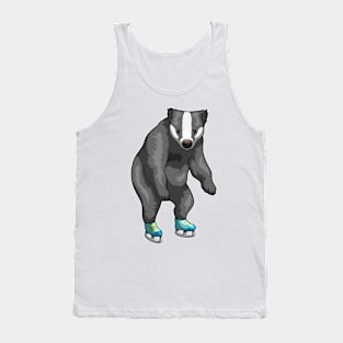 Badger Ice skating Ice skates Tank Top